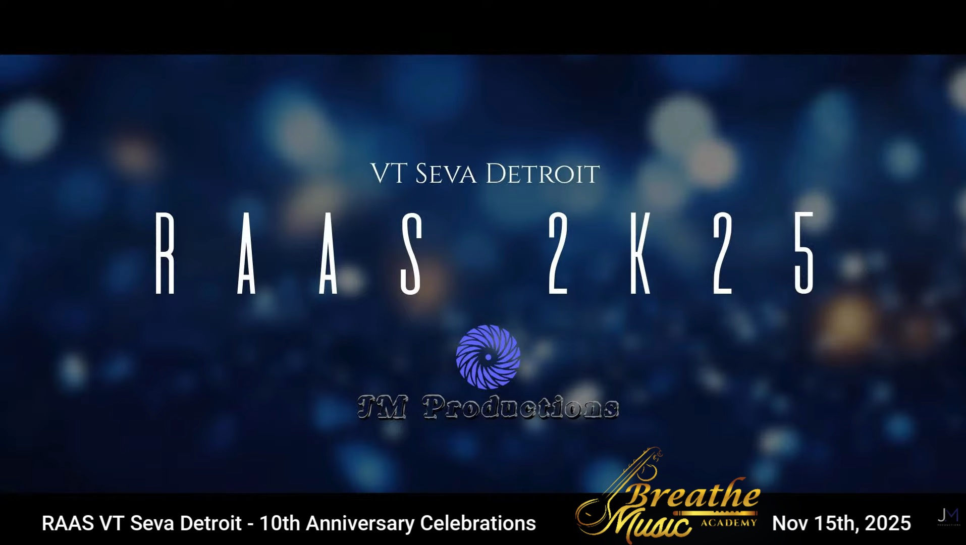 RAAS VT Seva – 10th Anniversary – Vocal-Flute Medley